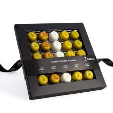 scatola da collezione per bomboniere al caramello cremoso