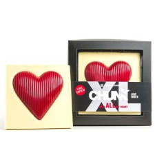 CHOCBAR XL CUORE BIANCO
