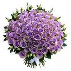 Bouquet di 200 rose lilla (Raffinato)