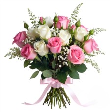 White and pink roses (Refined)