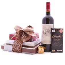 Vino rosso e dolci