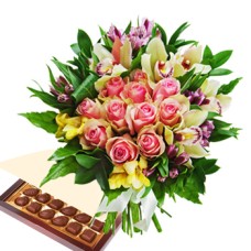 Burst Of Romance con cioccolatini
