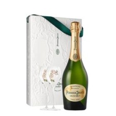 Confezione Bicchiere Champagne Grand Brut Perrier Jouet