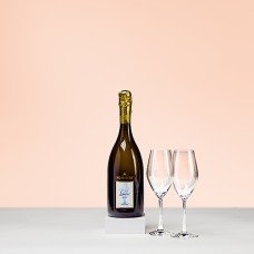 Pommery Cuvee Louise Millesime e 2 bicchieri
