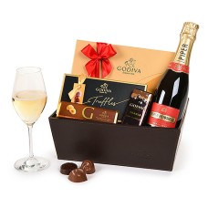 Godiva &amp; Bubbles con Piper-Heidsieck