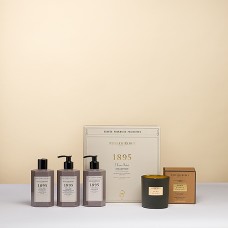 Atelier Rebul: confezione regalo 1895 e candela profumata alle foglie di canapa