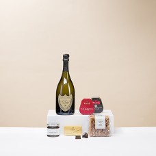 Champagne Dom Perignon e snack gourmet