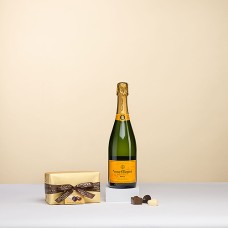 Champagne Veuve Clicquot e Ballotin Godiva