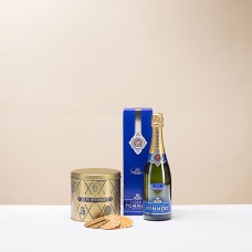 Champagne Golden Pommery e biscotti Destrooper