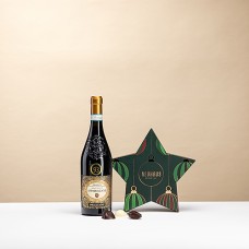 Confezione regalo Neuhaus Star e vino rosso Dezzani 'Appassimento'