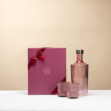 Set regalo Paveau Broome con bottiglia ed eleganti bicchieri.