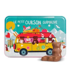 Il vero orsetto di marshmallow - Confezione da collezione "L'orso in montagna" (confezione decorativa "Combi" da 130 g)