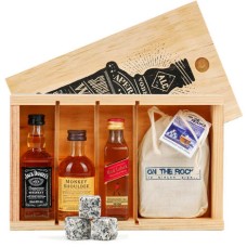 Confezione regalo whisky - 3 bottiglie campione + 3 cubetti di whisky