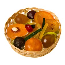 Cesto di frutta candita