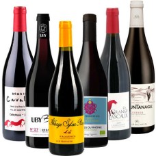 6 vini rossi biologici assortiti dalla Francia