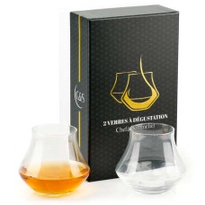 Confezione da 2 bicchieri da degustazione di whisky e rum