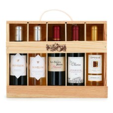 Scatola da 5 vini Bordeaux e Dordogna