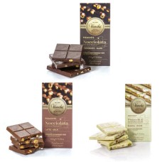Tris di tavolette di cioccolato italiano Venchi