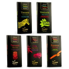 Offerta scoperta delle barrette di cioccolato fondente Voisin