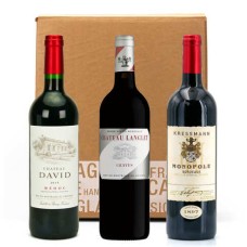 Cassetta 3 Vini Bordeaux