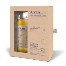 Box Arran Whisky 10 anni con 2 bicchieri