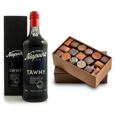 Porto Niepoort Porto Tawny 20% e assortimento di cioccolatini