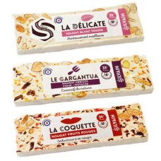 Assortimento di 3 tavolette di torrone Silvain