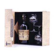 Rum Diplomatico selección de la familia - confezione da 2 bicchieri