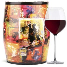 Puech Haut Le Benjamin in un Bib Art Vino Rosso - Marc Guyot