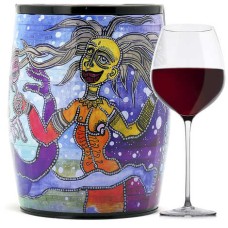 Puech Haut Le Benjamin in un Bib Art Vino rosso - Michael Relave