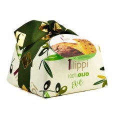 Panettone all'olio d'oliva con uva e scorza d'arancia candita