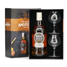 Confezione Regalo Rum Angostura 1919 con 2 Bicchieri