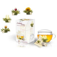 Scatola regalo di fiori di tè bianco "Abloom Tealini" e la sua tazza