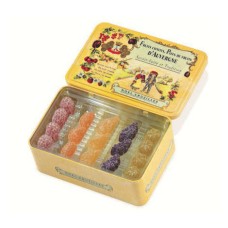 Assortimento di confetture di frutta dell'Alvernia a forma di frutta - Scatola grande tradizionale (barattolo da 510 g)