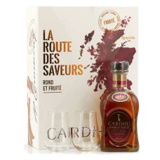 Whisky Cardhu Amber Rock in confezione regalo con 2 bicchieri