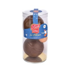 Duo milk chocolate petanque balls (165g box)