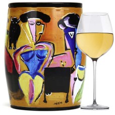 Puech Haut Le Benjamin in un Bib Art Vino Bianco - Jorge Colomina