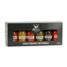 Scatole da 6 puree di peperoncino Hellicious