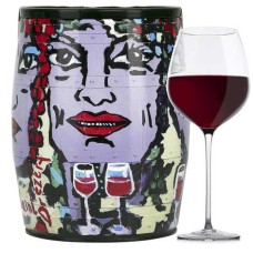 Puech Haut Le Benjamin in un Bib Art Vino rosso - Lia Shvelidze