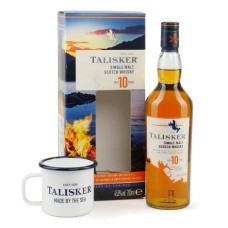 Confezione regalo di whisky Talisker 10 YO con 1 tazza