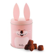 Fancy sparkling sugar truffles - Rabbit tin box (100g metal tin)