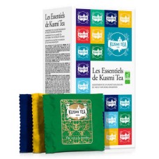 Box of 24 tea bags and infusions Kusmi Tea - Organic Essentials (Gift box of 24 muslin sachets)