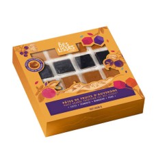 Scatola da 16 gelatine di frutta congelate dell'Auvergne - Grande Tradition Les Des Lisses (lattina da 210 g)