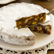 Panforte tradizionale italiano di piccole dimensioni (250 g di panforte)