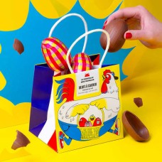 Sacchetto da 5 uova di cioccolato al latte da nascondere (sacchetto da 110 g (5 uova))