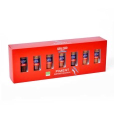 Confezione Scoville con 7 peperoncini biologici provenienti da tutto il mondo
