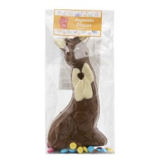 Giraffa di cioccolato al latte e mini confettini (confezione da 130 g)