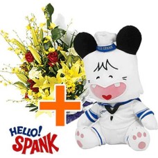 Ciao Spank Sailor 30cm + Fiori (Composizione Classica)