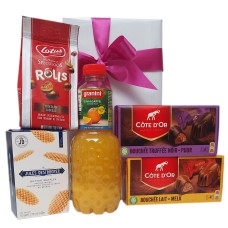 Pacchetto regalo analcolico belga con cioccolato belga