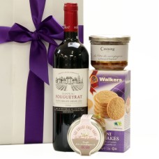 Regalo Aperitivo Con Vino Francese E Delizie Francesi